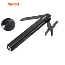 NexTool Multifunctional 3 in 1 Pen Tools N1 Flashlight Scissors USB Rechargeable IPX4 Waterproof Portable Outdoors Tools 2024 - buy cheap