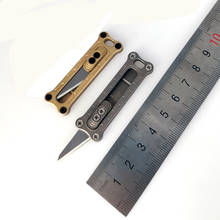 Mini EDC Pocket Karambit climbing camping knife dogleg knife self-defense with leather sheath cutter claw knife Survive 2024 - buy cheap