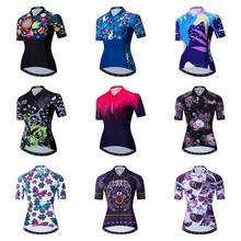 Weimostar-Camiseta de Ciclismo para mujer, camiseta de manga corta para bicicleta de montaña y carretera, camisetas de carreras para chicas, 2020 2024 - compra barato