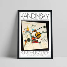 Vintage Swiss Exhibition Poster, Kandinsky Solid Geometry Canvas Prints, Abstract Graphics Line Wall Picture, Bauhaus Art Wall 2024 - buy cheap