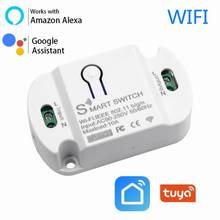 DIY Tuya APP 10A Wifi Smart Switch Timer Wireless Smart Switch Home Remote Voice Control Compatible With Alexa Google Home 2024 - buy cheap