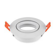 Round White Color Surface Mounted GU10 MR16 GU5.3 LED Spotlight Frame holders Led Fixture Fitting Kits 2024 - buy cheap