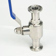 12.7mm 1/2" 304 Stainless Steel Sanitary Ball Valve 1" Tri Clamp For Homebrew Dairy Product 2024 - buy cheap