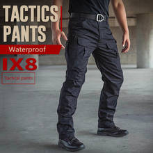 Outdoor Military Tactical Ix8 Checkered Cotton Blend Fabric Tactic Wear Resisting Waterproof Pants Men Hiking Climbing Trousers 2024 - buy cheap