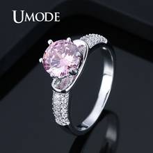 UMODE Classic Engagement Ring New Design AAA White Cubic Zircon Female Women Wedding Band CZ Rings Fashion Jewelry UR0587 2024 - buy cheap