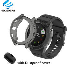 Capa protetora para garmin fenix 6x, acessórios para relógio inteligente, capa de tpu com capa à prova de poeira, capa escudo anti-choque 2024 - compre barato