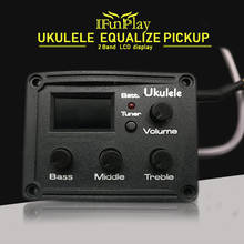 3 Band Ukulele Pickup Series UK Mini Guitarra Electronic Pikcup 2 Band/3 Band with Tuner System EQ Equalize Hard Piezo Pikups 2024 - buy cheap