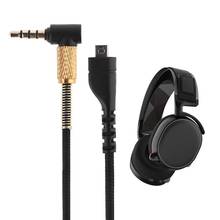 Сменный стерео аудио кабель удлинитель для SteelSeries Arctis 3 5 7 9X Pro Беспроводная игровая гарнитура для наушников 2024 - купить недорого