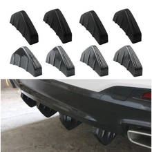 4Pcs Universal Car Rear Bumper Lip Spoiler Diffuser For cruze chevrolet honda civic 4d mitsubishi lancer 9 ford focus 2 jetta 6 2024 - buy cheap