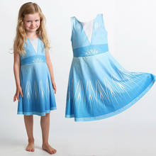 Платье для маленьких девочек с Эльзой 2, рождественское праздничное платье для девочек, Детский Рождественский подарок, костюм, детская одежда, одежда для малышей, одежда для детей, для детей, для девочек, для детей 2024 - купить недорого