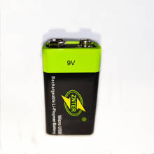 ZNTER-batería de litio recargable de 600mAh, 9V, 6F22, USB, batería recargable de polímero de litio para cámara RC, 1 unids/lote 2024 - compra barato