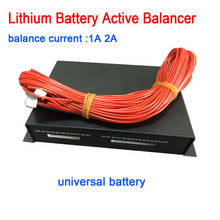 2S ~ 16S активный баланс 1A 2A литиевая батарея эквалайзер Bluetooth приложение BMS Li-Ion Lipo Lifepo4 LTO 4S 12V 7S 24V 8S 13S 14S 48V 2024 - купить недорого
