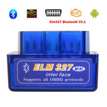 Mini Elm 327 Obdii Adapter Elm327 Bluetooth V2.1 Obd2 Car Auto Diagnostic Interface Scanner For Android Elm327 Diagnostic-Tools 2024 - buy cheap
