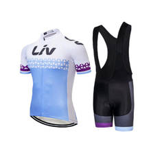 2022 LIV Bicycle Jersey Set Women Summer Cycling Clothing BIB Gel Shorts MTB Suit Female Road Bike Clothes Uniform Pro Kit Dress 2024 - buy cheap