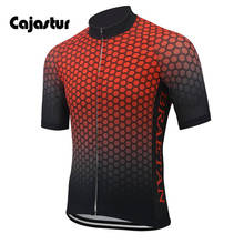 Новинка 2021, Мужская велосипедная Джерси, черная, красная, с коротким рукавом, велосипедная Джерси, летняя велосипедная одежда, одежда для горного велосипеда 2024 - купить недорого