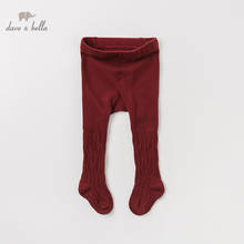 DK0159-leggings de moda para niños, niña pequeña, lolita, color rojo, lisa, para otoño 2024 - compra barato