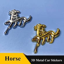 Insignia de guardabarros trasero de coche, 3D pegatina de Metal, caballo Pegasus, emblema para Dodge Ford Mustang Jeep, accesorios de coche, 1 ud. 2024 - compra barato