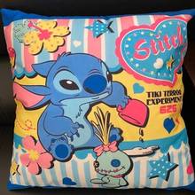 Disney Stitch-funda de almohada Unisex, accesorio de dibujos animados, para regalo 2024 - compra barato