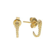 Drop shipping factory wholesale gold stud earring for female cute lovely minimal snake animal simple earring 2024 - buy cheap