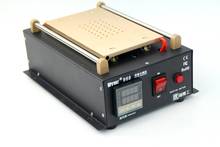 Uyue 988 600w fornecimento profissional bomba de vácuo máquina separador tela toque lcd 110v/220v frete grátis 2024 - compre barato