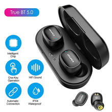 AWE T16 TWS Беспроводные Bluetooth 5,0 наушники 3D стерео звук наушники автоматическое подключение телефонных звонков Мини Бас кремнезема Зарядка для Iphone 2024 - купить недорого