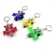 Mini Plane LED Light-Up Toys Keychain Party Favors Kids Toy Gift Gadgets Bag Pendant 2024 - buy cheap