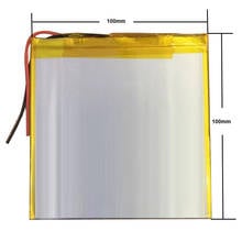 6000mAh 3.7V Polymer Lithium Ion Battery Replacement Tablet Battery for Cube T8 35100100 2024 - buy cheap