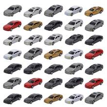 50pcs HO Scale Model Vehicle Car Toy 1/87 Architecture Model Train Scenery 2024 - buy cheap