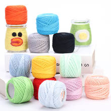 12 rolls/box 0.5mm color cotton lace thread diy hand-knitted crochet cotton woolen Clothing home textiles apparel creative DIY 2024 - buy cheap