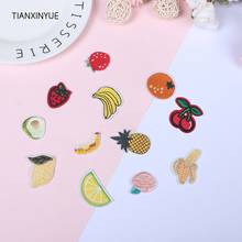TIANXINYUE Fruits patches Embroidered patch for clothing Iron On Shoes Bags patches 2024 - buy cheap