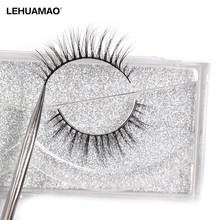 LEHUAMAO Mink Eyelashes 100% Cruelty free Handmade 3D Mink Lashes Full Strip Lashes Soft False Eyelashes Makeup Lashes A18 2024 - buy cheap