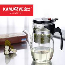 [GRANDEZA] Kamjove TP-787 Kungfu Bule de Vidro Resistente Ao Calor de Vidro Do Escritório Xícara de Chá 600ml Pote de Chá de Florescência Kungfu piaoyi 600ml 2024 - compre barato