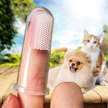 New Hot Selling Super Soft Pet Finger Toothbrush Teddy Dog Brush Bad Breath Tartar Teeth Tool Pet Dog Cat Cleaning Supplies Tool 2024 - buy cheap