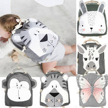 Nordic Animal Series Children's School Bag Cute Rabbit Plush Backpack Baby Toys Storage Bag Kindergarten Backpack plush bag 2024 - buy cheap