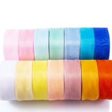 40mm(25Yards/roll) Organza Ribbon Wrapping Christmas Party Home DIY Gift Packaging Wedding Decoration Tapes DIY Chiffon Ribbons 2024 - buy cheap