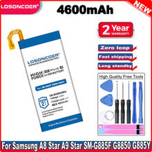 LOSONCOER 4600mAh EB-BG885ABU Battery for Samsung Galaxy A8 Star A9Star SM-G885F G8850 G885Y G885 Good Quality Battery 2024 - buy cheap