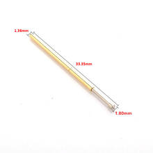 100pcs Pogo Pin P100-E3 Spring Test Probe For Circuit Board Nickel Plated Needle Head Dia 1.8mm Length 33.35mm On Testing Tools 2024 - buy cheap