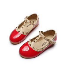 Bekamille, лидер продаж, детская обувь принцессы на плоской подошве, детские туфли с заклепками для девочек, детская кожаная обувь, обувь для девочек, сандалии 2024 - купить недорого