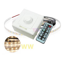 Dimmer para parede com controle de intensidade 8a, 12 teclas, controle remoto com cor única, lâmpada de led