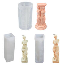 Art Woman Body Candle Mold Female Candle Silicone Mold Fragrance Human Shaped Venus Goddess Candle Making Wax Plaster Mould 2024 - buy cheap