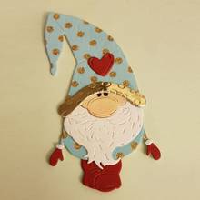 New Design Craft Metal Cutting Die Die Cuts Gnome Santa Claus Decoration Scrapbook Album Paper Card Craft Embossing Die Cuts 2024 - buy cheap