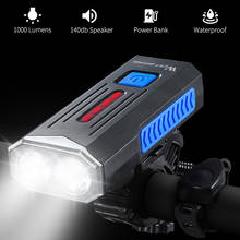 WEST BIKING Bicycle Light Front Rainproof USB 1000 Lumens 360° Rotate Base MTB Front Lamp Headlight Cycling Light 2024 - buy cheap