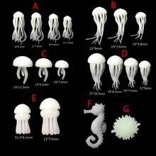 Mini Jellyfish Modeling Resin Mold Ocean Theme Fillers DIY Filling Materials Jewelry Accessories Jellyfish Epoxy Filler 2024 - buy cheap