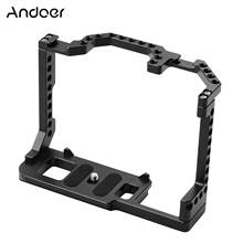 Photography Camera Cage Aluminum Alloy with Dual Cold Shoe Mount 1/4 Inch Screw Compatible for Canon EOS 90D/80D/70D DSLR Camera 2024 - buy cheap