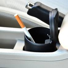 Cinzeiro portátil com luz led para carro, cinzeiro, suporte para cigarros, smokes, acessórios para o interior do carro 2024 - compre barato