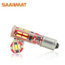 SAARMAT-Lámpara LED para estacionamiento de coche, Chips Canbus sin Error DRL 12V para Mercedes W210 E420, ba29s H6W, 6000K, blanco, 19SMD, 2 unidades 2024 - compra barato