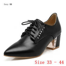 Pumps Women Oxfords Career Shoes High Heels Woman High Heel Shoes Kitten Heels Small Plus Size 33 - 40 41 42 43 44 2024 - buy cheap