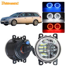 Buildreamen2 Car Accessories H11 LED Bulb Fog Light Kit 4000LM Angel Eye Daytime Running Light 12V For Opel Vectra C 2003-2008 2024 - buy cheap