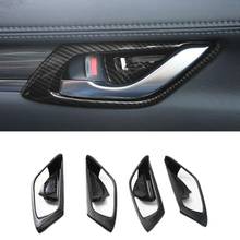 Carbon Fiber Style ABS Interior Door Handle Bowl Cover Trim for Mazda CX-5 CX5 2017 2018 Interior Accessories 2024 - buy cheap