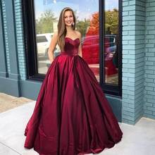 ANGELSBRIDEP Sweetheart Ball Gown Quinceanera Dresses 15 Party Formal Satin Floor-Length Masquerade Birthday Gowns Plus Size 2024 - buy cheap